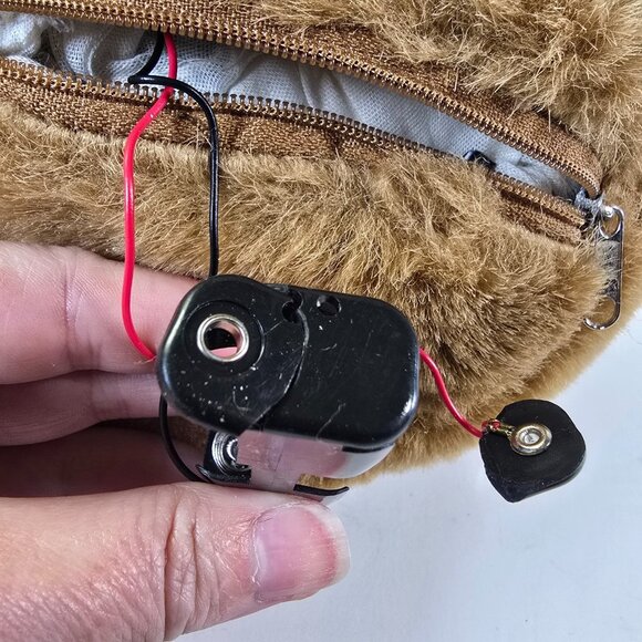 Vintage Puppy Dog Plush Puppet Christmas Stuffed Animal Pup-Pets Brown Bows READ - Picture 15 of 16